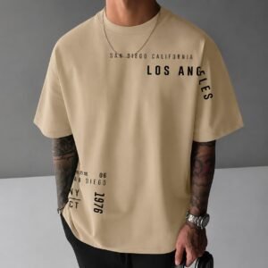 Herren Los Angeles Print T-Shirt