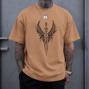 Herren T-Shirt mit Flügelgrafik